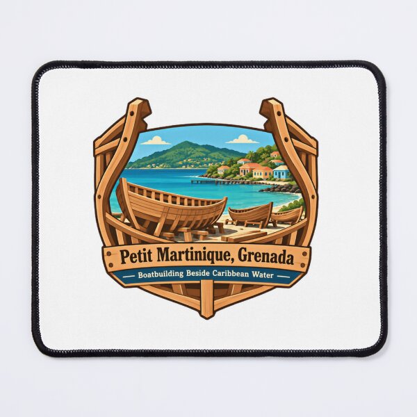 Item preview, Petit Martinique Grenada Boatbuilding Beside Caribbean Water Island Traveler Souvenir designed and sold by Simsimah26Parks.