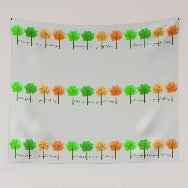 Item preview, Change is a good thing - trees in seasonal colors designed and sold by 247DesignStudio.