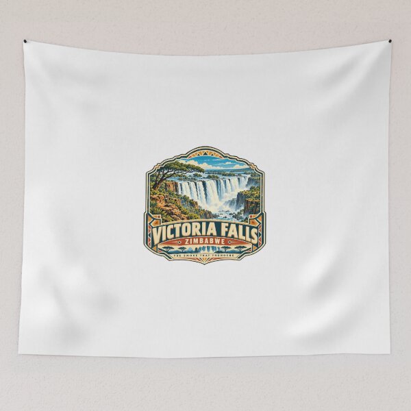 Item preview, Victoria Falls Zimbabwe The Smoke That Thunders African Travel Destination Landmark Souvenir designed and sold by JonesFlora2025.