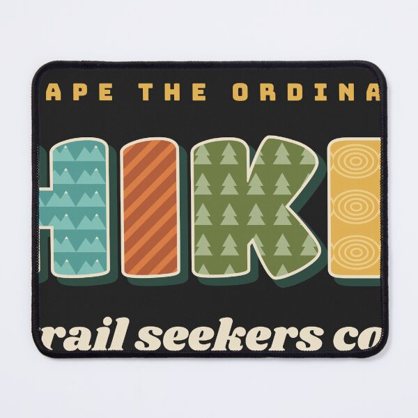 Artikelvorschau, Hike Retro Patterned Letters Trail Seekers entworfen und verkauft von somebasic.