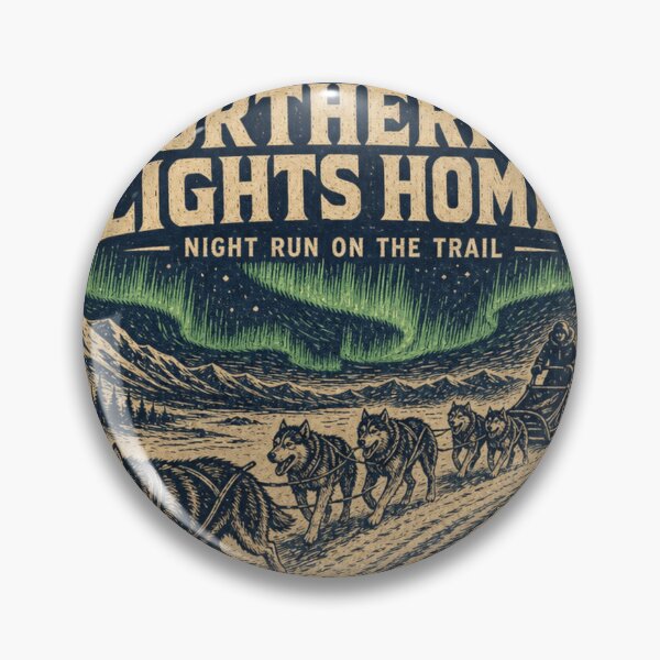 Artikelvorschau, Follow The Northern Lights Home – Schlittenhunde Polarlicht Nachtfahrt entworfen und verkauft von BoosterShop.