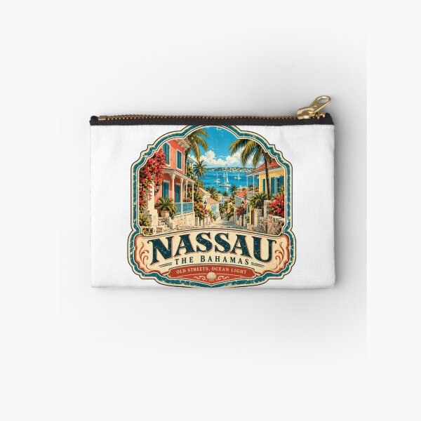 Item preview, Nassau, Bahamas, Calles Antiguas, Luz del Océano, Recuerdo de Viaje al Caribe designed and sold by RetroMini2026.