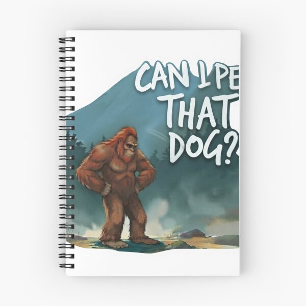 Item preview, Funny Bigfoot Dog Lover Design Featuring a Watercolor Sasquatch in the Mountains designed and sold by LavIsInTheAir.