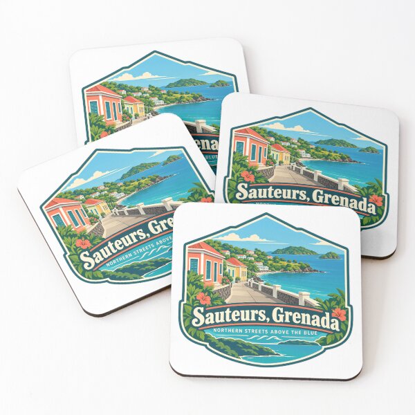Item preview, Sauteurs, Grenada Northern Streets Above The Blue Caribbean Traveler Vacationer Souvenir designed and sold by NeedForParks.