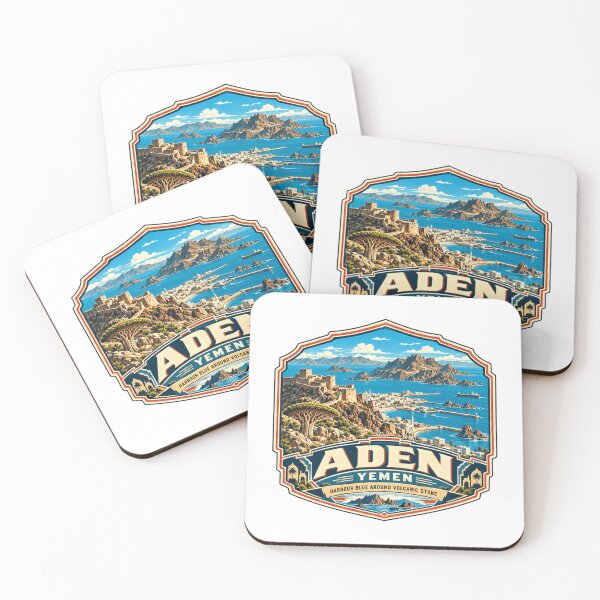 Item preview, Aden Yemen Harbour Blue Around Volcanic Stone City Travel Landmark Souvenir designed and sold by RetroMini2026.