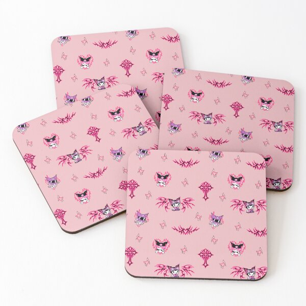 Item preview, Pink Hello Y2k Kuromi Seamless Pattern Paper designed and sold by Moss & Mystics.
