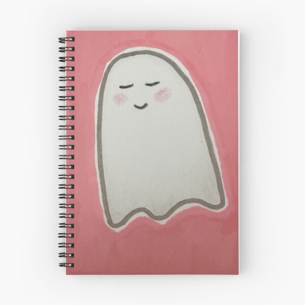 Item preview, Blushing Ghost with Pink Background designed and sold by allie-honigford.