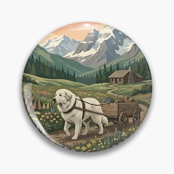Item preview, Great Pyrenees Mountain Guide designed and sold by PictoVibe.