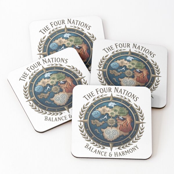 Item preview, Avatar The Last Airbender Four Nations Balance & Harmony Crest designed and sold by sankacreation.