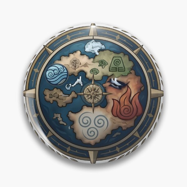 Item preview, Avatar The Last Airbender Four Nations Balance & Harmony Crest designed and sold by sankacreation.