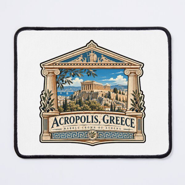 Item preview, Acropolis, Greece Marble Crown Of Athens Ancient History Travel Souvenir designed and sold by NeedForParks.