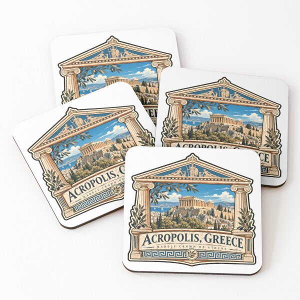 Item preview, Acropolis, Greece Marble Crown Of Athens Ancient History Travel Souvenir designed and sold by NeedForParks.