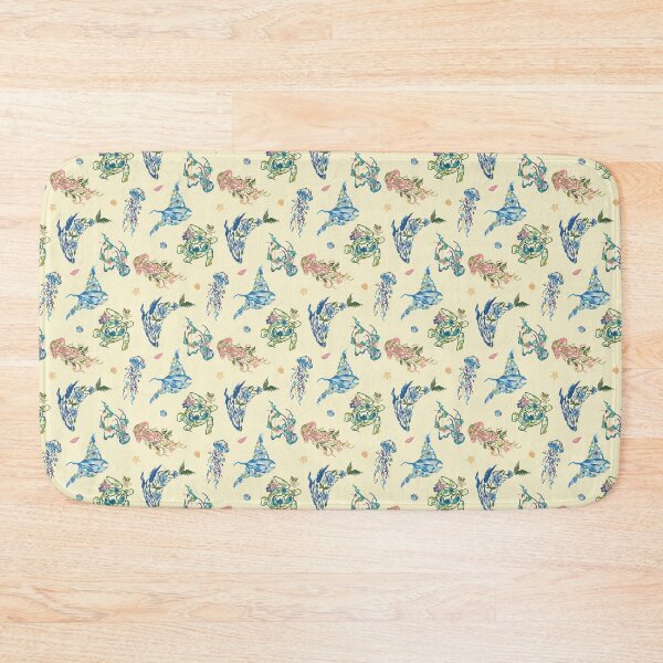 Item preview, Colorful Floral Sea Life Seamless Digital Paper designed and sold by Moss & Mystics.