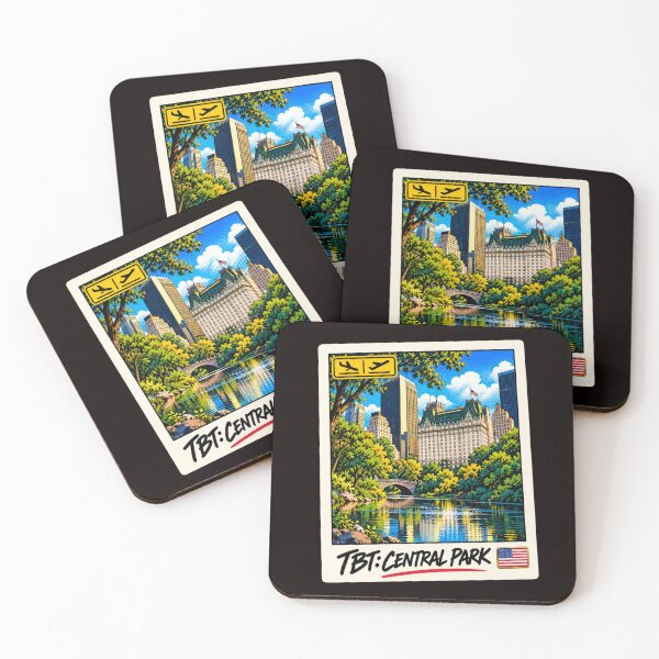 Item preview, TBT Central Park NYC Pop Art Travel Postcard designed and sold by ByJeffro.