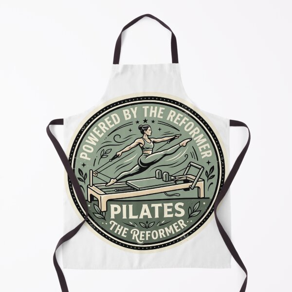 Item preview, Powered By The Reformer Pilates Athletic Girl Vignette designed and sold by REFORMER & COFFEE STUDIO.