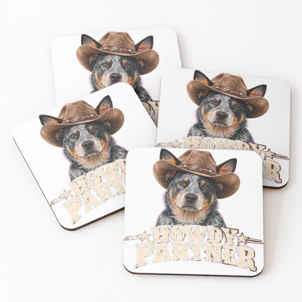 Item preview, blue heeler in a cowboy hat designed and sold by TK creations.
