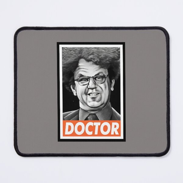 Item preview, Frizzy Hair Doctor Portrait Quote Cool Black-2 designed and sold by ShenineElia.