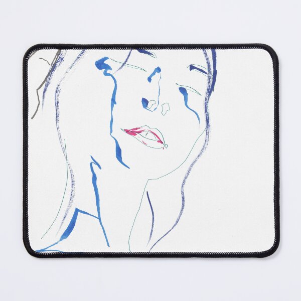 Item preview, The Feeling of Music, a Face in Blue designed and sold by essentialink.