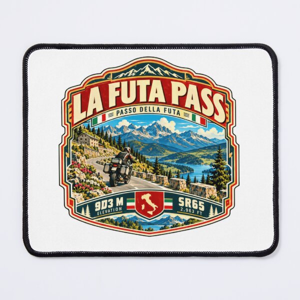 Item preview, La Futa Pass Passo Della Futa Motorcycle Rider Italy Travel Mountain Road designed and sold by RetroMini2026.