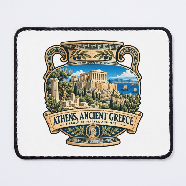 Item preview, Athens, Ancient Greece Cradle Of Marble And Myth Greek History Mythology Traveler designed and sold by NeedForParks.