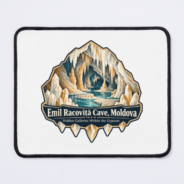 Item preview, Emil Racoviță Cave, Moldova Hidden Galleries Within The Gypsum Caving Exploration Travel designed and sold by NeedForParks.