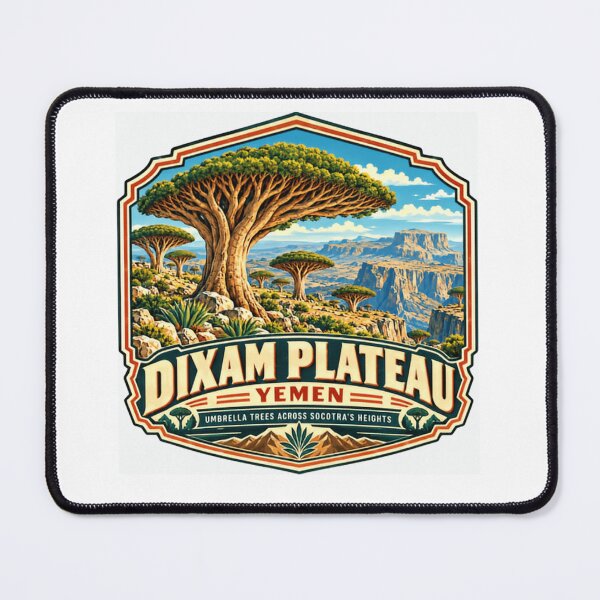 Item preview, Dixam Plateau Yemen Umbrella Trees Across Socotra's Heights Travel Souvenir designed and sold by RetroMini2026.