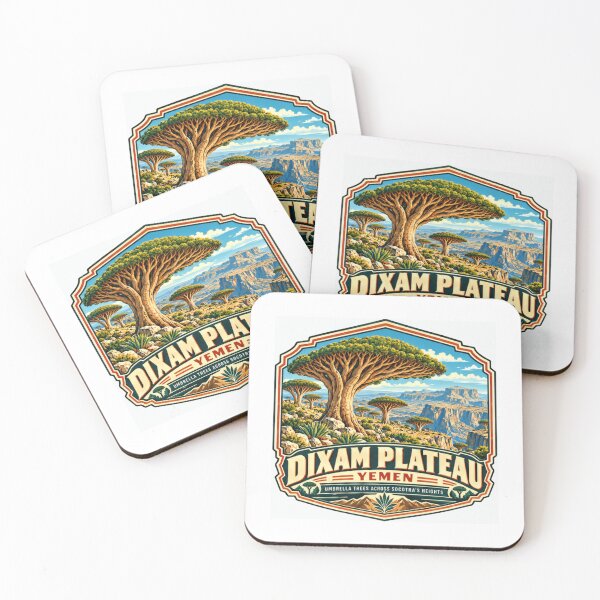 Item preview, Dixam Plateau Yemen Umbrella Trees Across Socotra's Heights Travel Souvenir designed and sold by RetroMini2026.