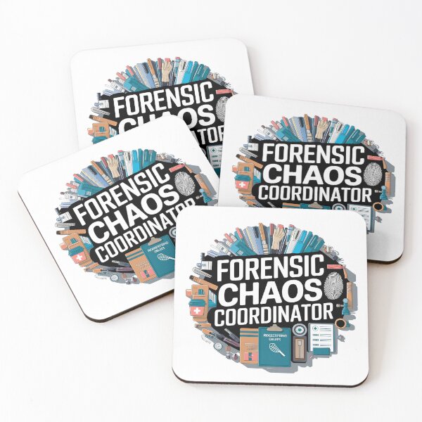 Item preview, Forensics Chaos Coordinator | Forensic Nurse Nursing Humor Funny Forensics Nurse Gift designed and sold by CuteDesignables.