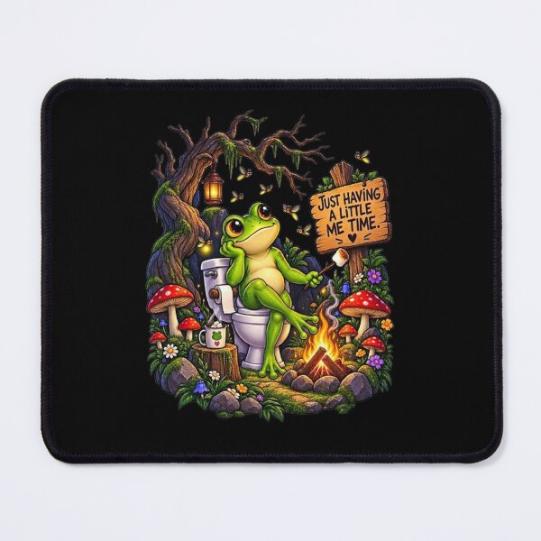 Item preview, Just having a little me time – Magical Forest Bathroom Humor designed and sold by Angelle55.