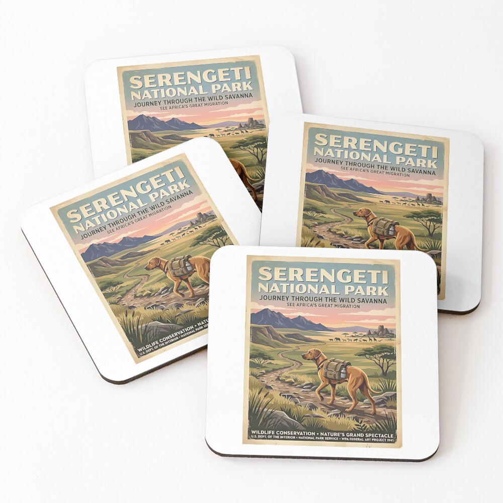 Item preview, Coasters (Set of 4) designed and sold by PictoVibe.