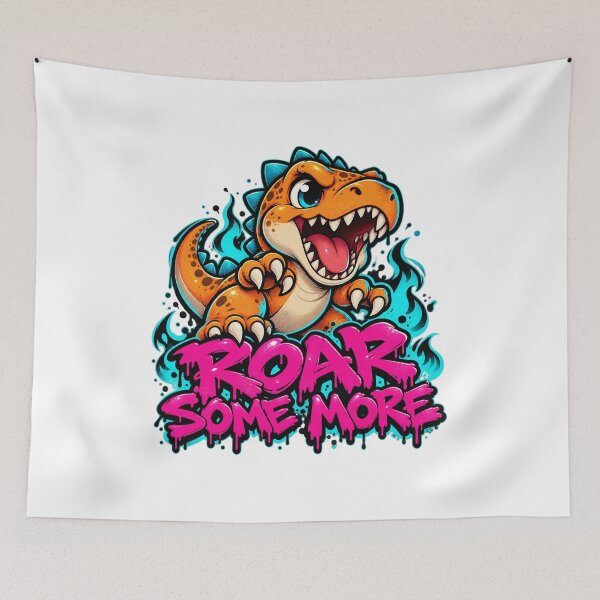 Item preview, Roar Some More - Graffiti Dinosaur designed and sold by Visual Dept..