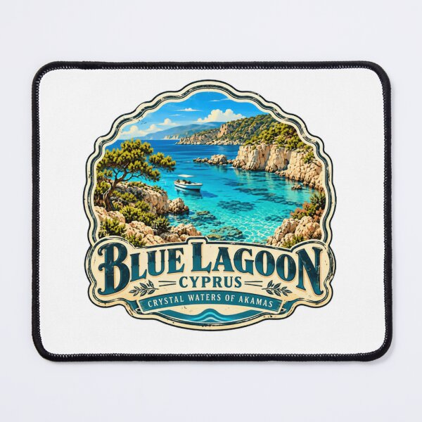 Item preview, Laguna Azul de Chipre, Aguas Cristalinas de Akamas, Recuerdo de Viaje designed and sold by RetroMini2026.