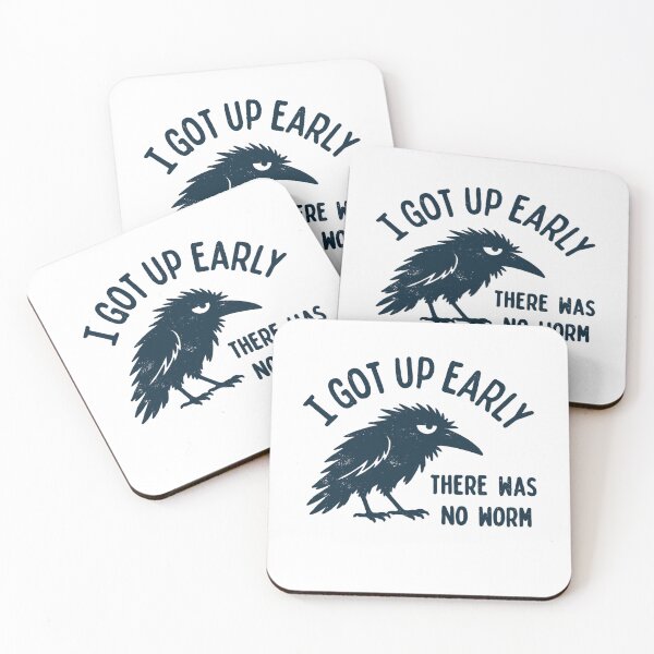 Item preview,  I Got Up Early There Was No Worm Funny Sarcastic designed and sold by PatternFariss.