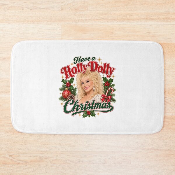 Item preview, Dolly Parton Memorial Tribute Design - In Loving Memory with Holly Dolly Christmas Theme designed and sold by Smith Rahul.