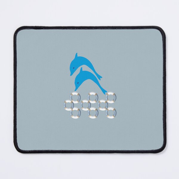 Item preview, Coastal Vibes Blue Dolphins designed and sold by StylishDecor.