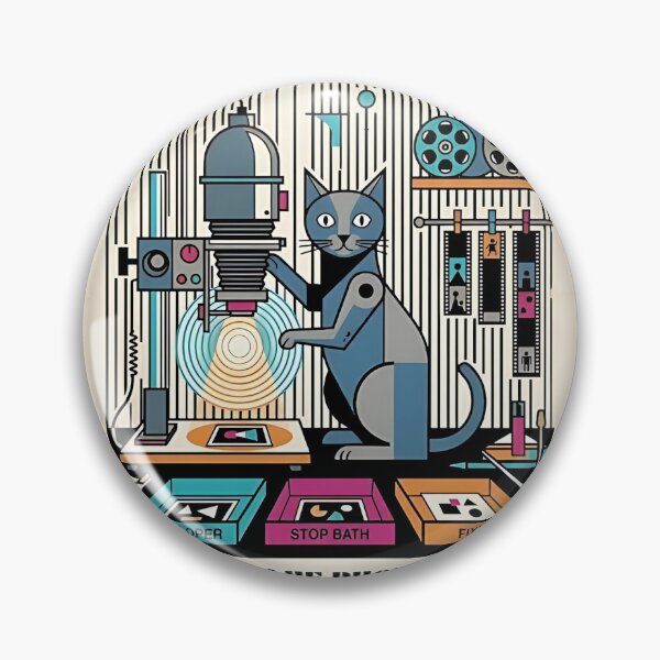 Item preview, Russian Blue Darkroom Photographer designed and sold by PictoVibe.