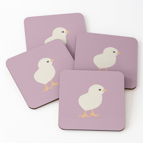 Item preview, Cute Minimalist Chick III on Dusty Mauve Background designed and sold by Nasdigitalart.