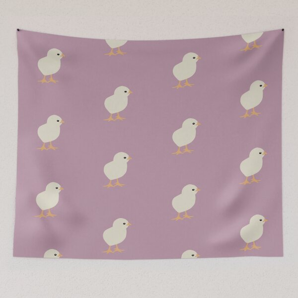 Item preview, Cute Minimalist Chick III on Dusty Mauve Background designed and sold by Nasdigitalart.