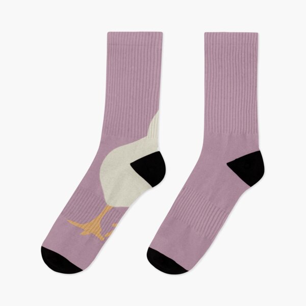 Aperçu de l'œuvre Mignonne poussin minimaliste III sur fond mauve poussiéreux créée et vendue par Nasdigitalart.