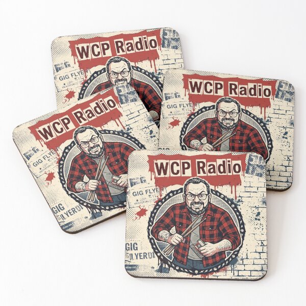 Item preview, WCP Radio Drummer Tee designed and sold by Sentient Cyborg Solutions.