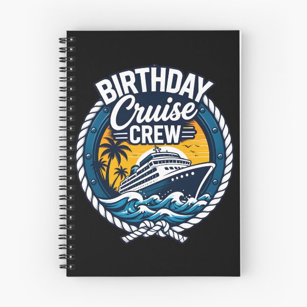 Item preview, birthday cruise crew funny ship palm tree vacation designed and sold by JasonsSpider.