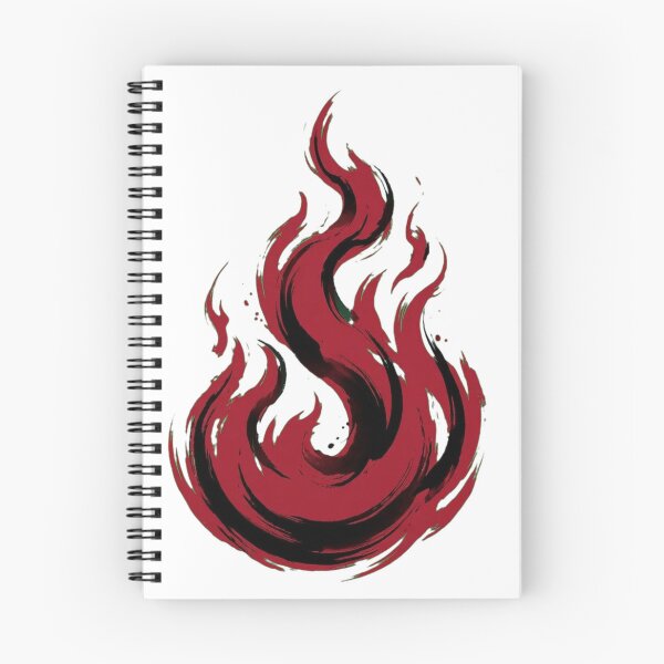 Item preview, Zuko's Honor Flame - Minimalist Fire Nation Brush Art designed and sold by kanjxtan.