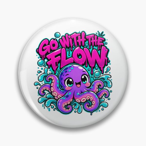 Item preview, Go With The Flow - Graffiti Octopus designed and sold by Visual Dept..