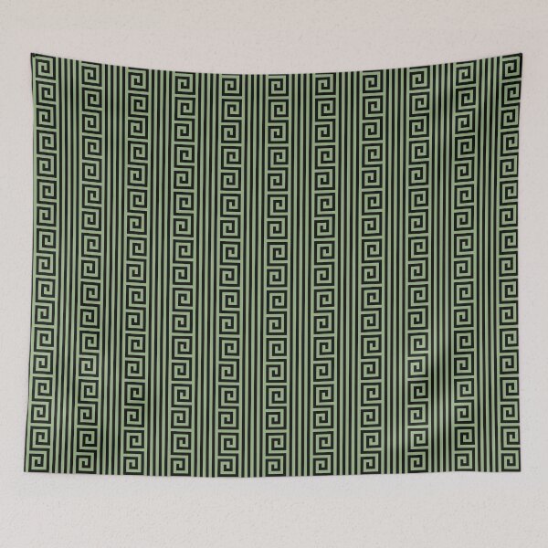Aperçu de l'œuvre Vert olive foncé à motif grec créée et vendue par c c i t y p i c t u r e s.