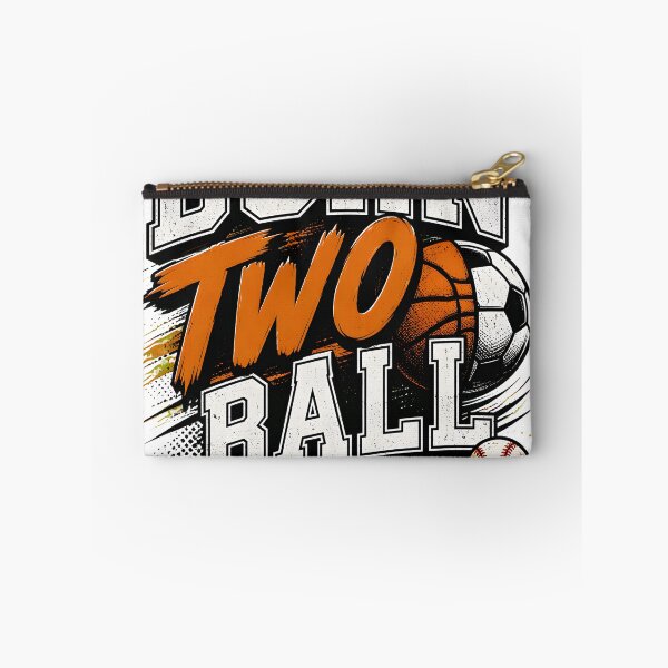 Artikelvorschau, Geburtstag mit zwei Bällen - Basketball, Fußball, Baseballschläger entworfen und verkauft von JasonsSpider.