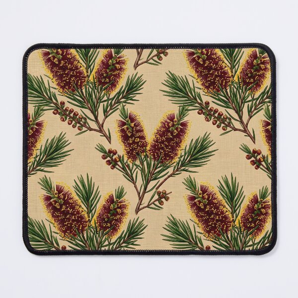Item preview, Australian Red Banksia & Pine Cone Motif designed and sold by Studio BC.