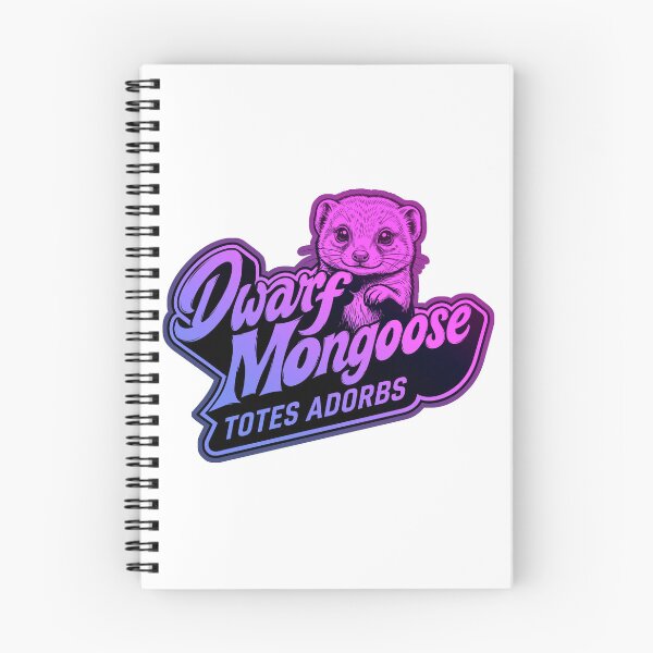 Item preview, Cute Dwarf Mongoose - Totes Adorbs Dark Gradient Color Art designed and sold by LOVEARTDESIGN.