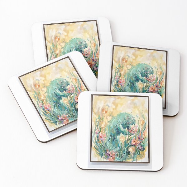 Item preview, Manatee Underwater Gardener designed and sold by PictoVibe.