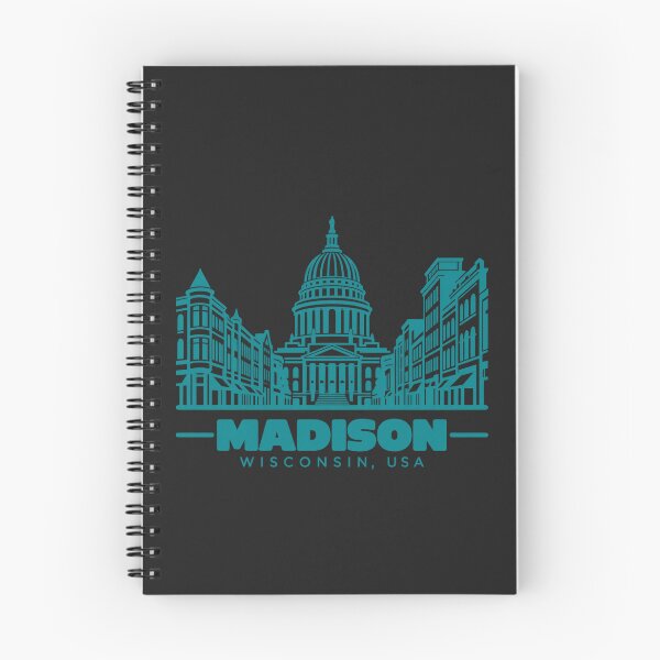 Item preview, Madison Wisconsin USA Line Art Landmark Poster designed and sold by CMYKStudio.