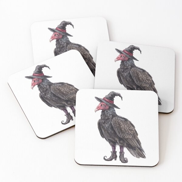 Item preview, Witchy Turkey Vulture designed and sold by Tiffany Roy.